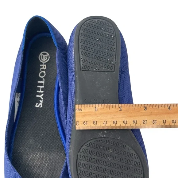 Rothy's Deep Blue Pointed Flats - Picture 7 of 9